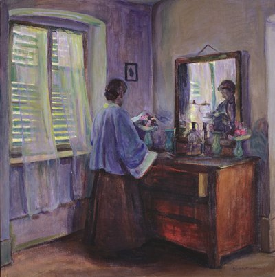 A zárt redőnyök (olaj, vászon) alkotó: Elizabeth Nourse