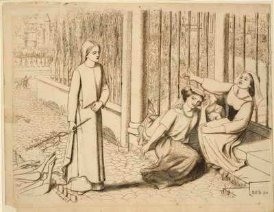 Pippa-bérletek, 1854 alkotó: Elizabeth Siddal