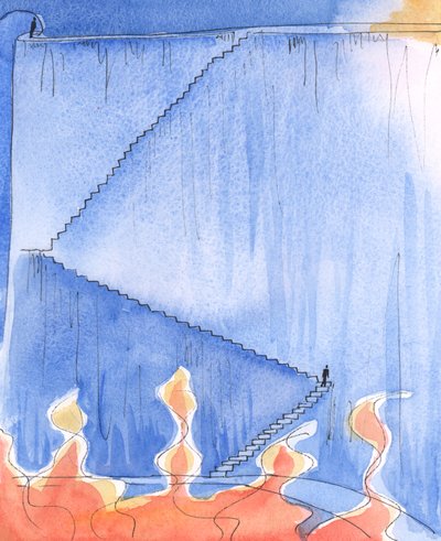 Egy őszinte segítségért imával az ember elég kegyelmet kaphat Istentől ahhoz, hogy meg tudjon fordulni, 2004 (papíron nem) alkotó: Elizabeth Wang