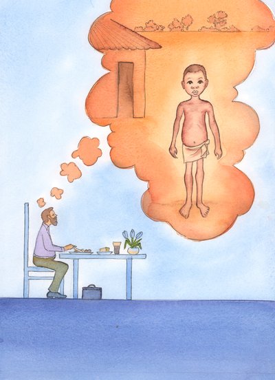 Krisztus arra kér minket, hogy ne csak a szegénység erkölcstelen okairól beszéljünk, hanem mindenféle szexuális erkölcstelenségről és erkölcstelenségről, amely veszélyezteti a lelkeket., 2004 (akvarell, papír). alkotó: Elizabeth Wang