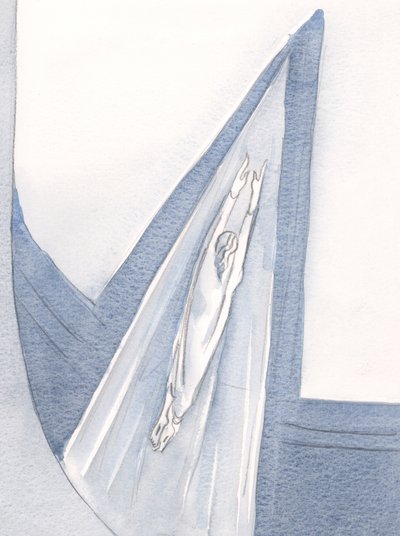Krisztus fehér ruhában lépett be a mennybe, mi pedig követjük az utat., 2001 (papíron nem) alkotó: Elizabeth Wang