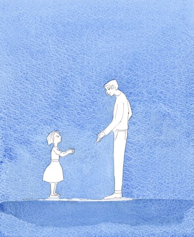 Az Atya Isten örül, ha hozzá fordulunk, és Fiának nevében kérjük a jót, amire szükségünk van, vagy amire vágyunk, 2004 (akvarell, papír) alkotó: Elizabeth Wang
