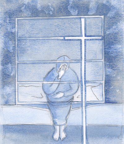 Isten beburkol minket kegyelmének édességébe és erejébe a Szent Keresztjel által, 2000 (papíron) alkotó: Elizabeth Wang