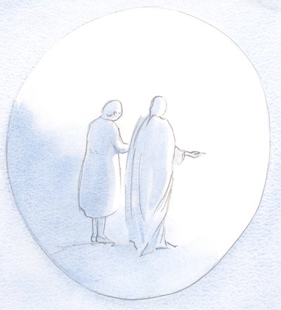 Ott volt mellettem, és kinyújtotta a kezét, hogy segítsen és vigasztaljon másokon, bárhol is nyújtottam feléjük a kezem., 2001 (papíron nem) alkotó: Elizabeth Wang