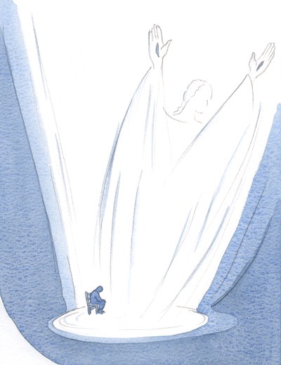 Láttam, hogy a fáradtságomból feltámadt Krisztus imája gigantikus és dicsőséges., 2000 (papíron nem) alkotó: Elizabeth Wang
