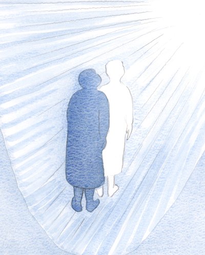 Láttam, hogy nem koldus vagyok, hanem a lánya; és hogy ez a fáradt test csak a benne rejlő dicsőséget rejti, 2000 (w/c papíron) alkotó: Elizabeth Wang