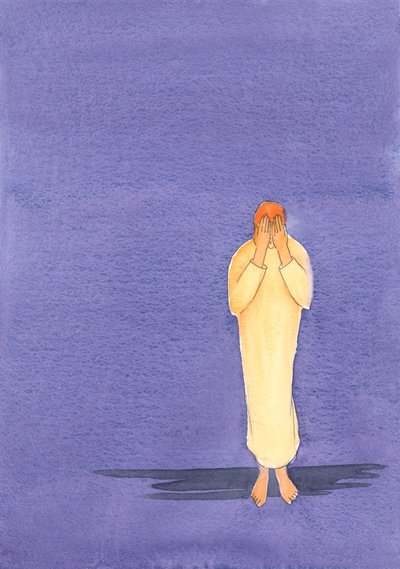 Ha kitartunk az ima sötétségében, Isten végül elvezet minket az Ő világosságához és bölcsességéhez, 2000 (papíron). alkotó: Elizabeth Wang