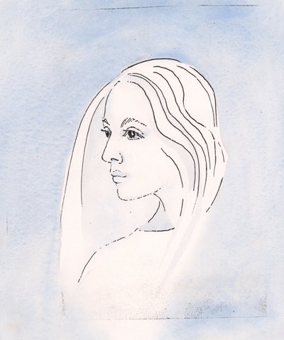 A Mennyben Szűz Mária megosztja fia aggodalmát mindazért, ami a földön történik, 2000 (papíron nem) alkotó: Elizabeth Wang