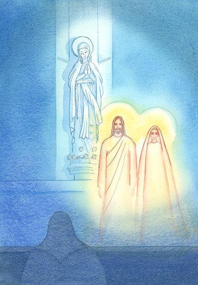 Jó volt Jézusnak, hogy elhozta Anyját, Máriát, hogy vele legyen a Lady Chapel-ben, és megmutatta nekem, miben hiszek, 2002 (papíron) alkotó: Elizabeth Wang