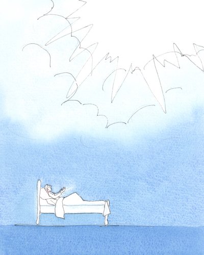 Egyetlen beteg embernek sem szabad azt hinnie, hogy "haszontalan", 2005 (akvarell, papír) alkotó: Elizabeth Wang