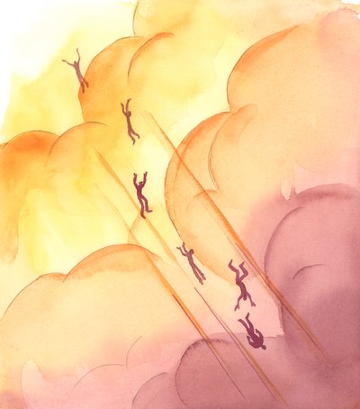 Néhányan megtagadták, hogy szeressék Istent, 2005 (akvarell, papír) alkotó: Elizabeth Wang