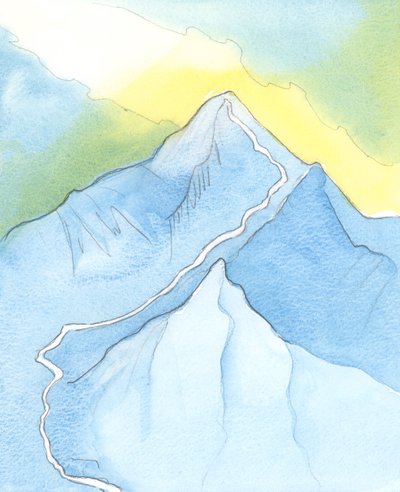 Aki a Mount Everestről beszél, annak érdemes hinni, ha tudjuk, hogy a helyes utat követte, 2003 (papíron nem) alkotó: Elizabeth Wang