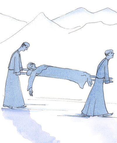 Assisi Szent Ferenc a végsőkig buzgón szeretett Isten és mások iránt, őszintén beszélt a Mennyről és a Pokolról., 2004 (papíron nem) alkotó: Elizabeth Wang