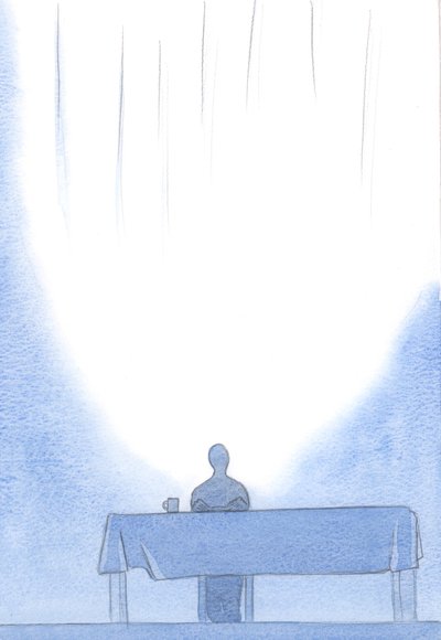 Az ételért való hálaadás Krisztus nevében egy isteni hálaadás, szent társaságban készült, 2001 (papíron) alkotó: Elizabeth Wang