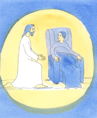 Az Úr jön velünk, amikor „lelki közösséget” kötünk, 2004 (papíron) alkotó: Elizabeth Wang