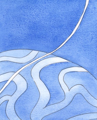 Az Úr megmutatta nekem a távoli távlatokat, és sok más utat, amelyet az emberek bejárnak, hogy elérjék Istent és a mennyországot, 2003 (papíron). alkotó: Elizabeth Wang