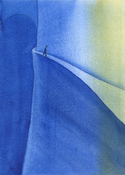 A hit útja fényhez és örömhöz vezet, de vigyáznunk kell, nehogy gondatlanságból vagy büszkeségből a sötétségbe zuhanjunk, 2004 (papíron nem) alkotó: Elizabeth Wang