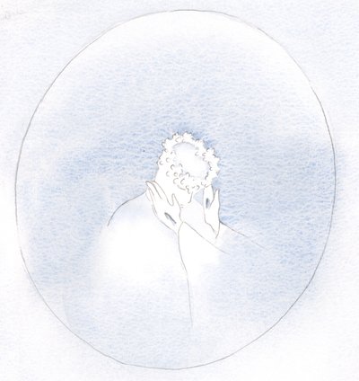 Minél kevésbé ragaszkodunk saját vágyainkhoz, Krisztus annál könnyebben öltöztethet fel minket saját erényeibe és szépségébe., 2001 (papíron) alkotó: Elizabeth Wang