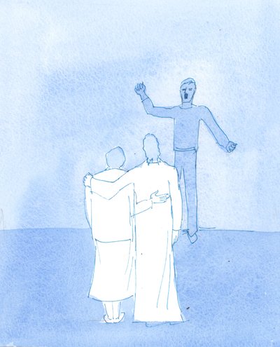 Krisztus és köztem az egyesülés olyan szoros, hogy aki bánt engem, annak Krisztust kell bántania, 2004 (papíron nem) alkotó: Elizabeth Wang