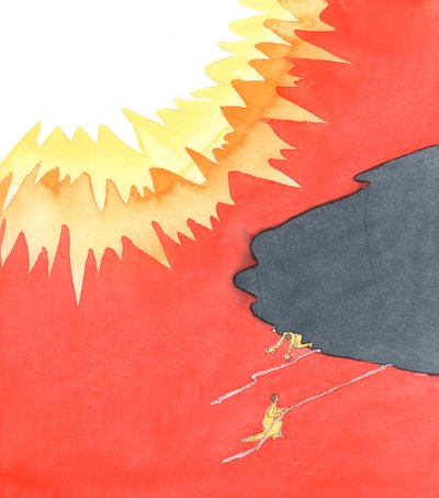 Azok a Szentlelkek, akiket imáink segítettek, és akik készen állnak a Mennyországra, olyanok, mint az emberek, akiket felhúztak egy nagy sziklán, hogy örömmel és hálával érkezzenek meg a csúcsra, ahonnan már a közelben láthatják a Mennyország dicsőségét, 2 alkotó: Elizabeth Wang