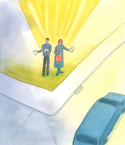 Nem mindannyian vagyunk elhívva teljes idejű misszionáriusi munkára; de mindannyiunknak reménykednünk kell, hogy megoszthatjuk hitünket példával és néha szavakkal, 2003 (papíron nélkül) alkotó: Elizabeth Wang