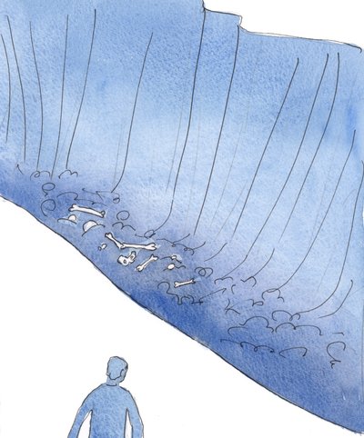 Jogosan beszélünk a bűnbe zuhanásról, vagy a pokolba zuhanás veszélyéről, 2004 (papíron nem) alkotó: Elizabeth Wang