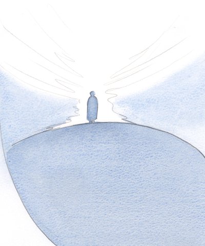 Reméljük, hogy követhetjük azt az utat, amelyet Krisztus áldozata nyitott meg számunkra, és csatlakozhatunk hozzá a mennyben., 2001 (papíron nem) alkotó: Elizabeth Wang
