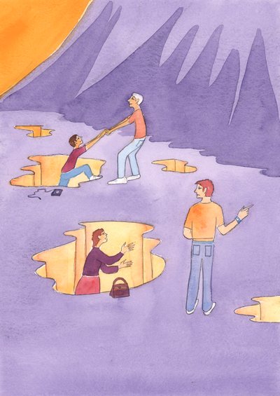 Gyakorlati segítséget kell adnunk a rászorulóknak, és imádkoznunk kell, ha az emberek bajban vannak. Általában nem elég csak azt mondani: "Imádkozni fogok érted"., 2004 (papír nélkül) alkotó: Elizabeth Wang