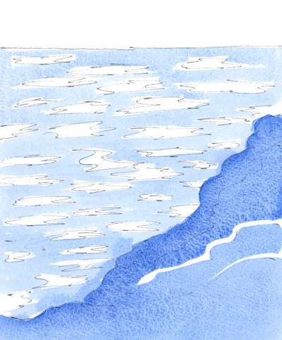 Ahol a katolikusok Krisztus tisztelete és szeretete nélkül próbálnak tanítani, szervezni, tervezni, programokat szervezni vagy élni a Szent Eucharisztiában valóságosan jelenlévő Krisztus iránt, 2004 (akvarell, papír). alkotó: Elizabeth Wang