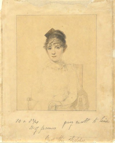 Harriet Trumbull (Jonathan Trumbull kormányzó lánya, Jr.; Benjamin Silliman felesége, a Yale College-ból) alkotó: Elkanah Tisdale