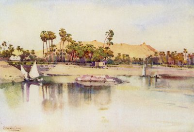 Elephantine Island (színes litho) alkotó: Ella Du Cane