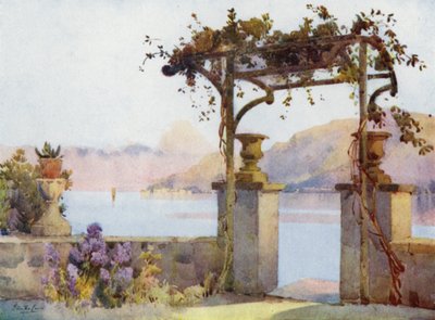Limonta, Comói-tó (színes litho) alkotó: Ella Du Cane