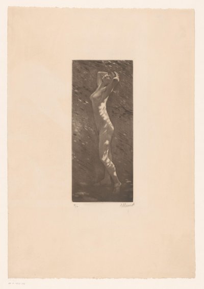 Meztelen nő a napfényben alkotó: Ellinnot (signed by artist)