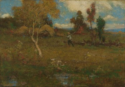 Visszatérés a farmról, kb. 1915-1920. alkotó: Elliott Daingerfield