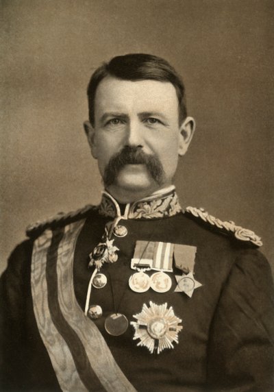 "Sir Charles Warren vezérőrnagy, G.C.M.G.", 1900. alkotó: Elliott and Fry