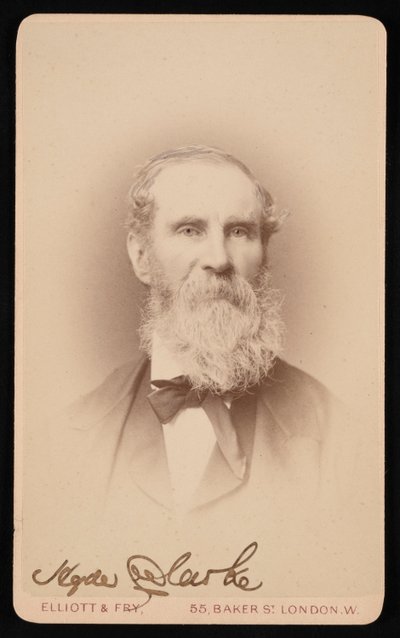 Hyde Clarke portréja 1815-1895, 1876 előtt. alkotó: Elliott and Fry
