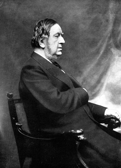 Sir William Vernon Harcourt, brit liberális államférfi, 19. század. alkotó: Elliott and Fry