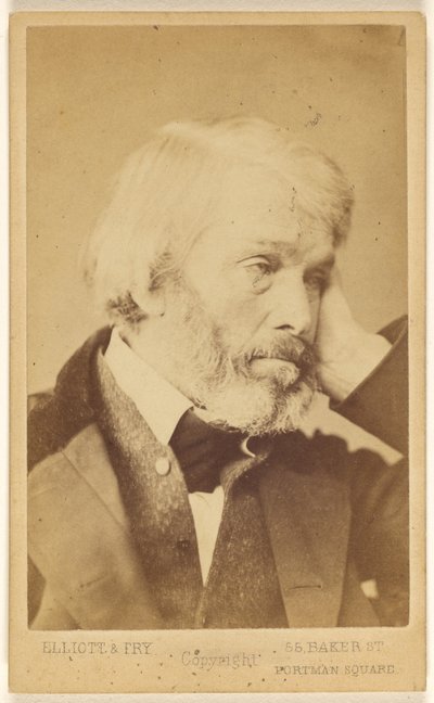 T[homas] Carlyle (1795 - 1881) alkotó: Elliott and Fry