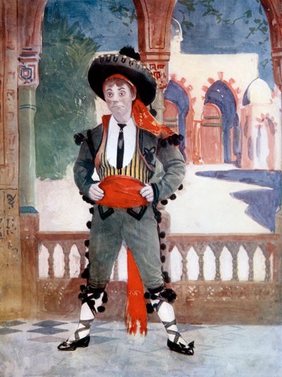 Edmund Payne a The Toreadorban, 1902. alkotó: Ellis and Walery