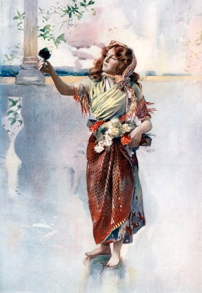 Ellaline Terriss a Bluebell-ben Tündérországban, 1902. alkotó: Ellis and Walery