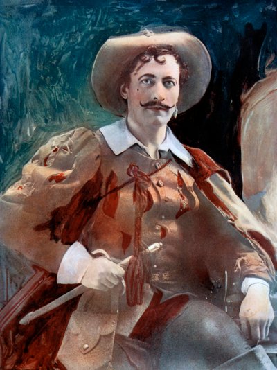 Lewis Waller A három testőr című filmben, 1902. alkotó: Ellis and Walery