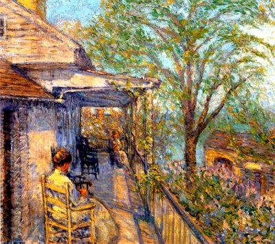 A felső tornác alkotó: Elmer Livingston MacRae
