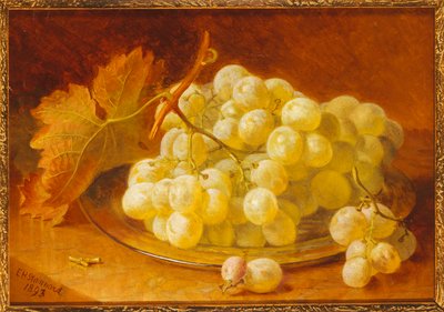 Szőlő ezüst tányéron, 1893 alkotó: Eloise Harriet Stannard