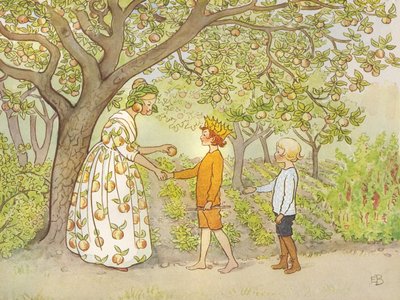 Lasse Liten a kertben, 1923 00 alkotó: Elsa Beskow
