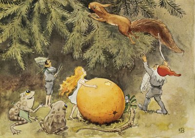 A Naptojás (1932) A mókus alkotó: Elsa Beskow