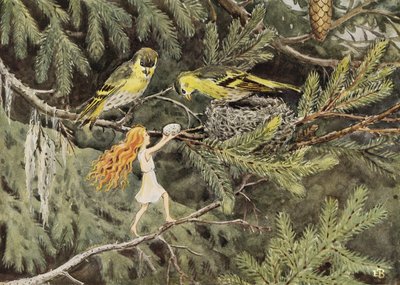 A Naptojás (1932) A madarak alkotó: Elsa Beskow