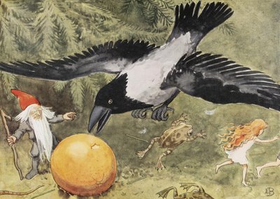 A Naptojás (1932) A varjú alkotó: Elsa Beskow