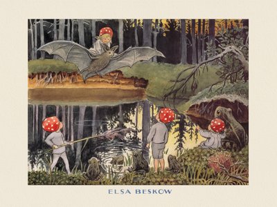 A manók gyermekei – Boarder, a denevér alkotó: Elsa Beskow