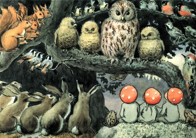 A manók gyermekei – Az erdei állatok alkotó: Elsa Beskow