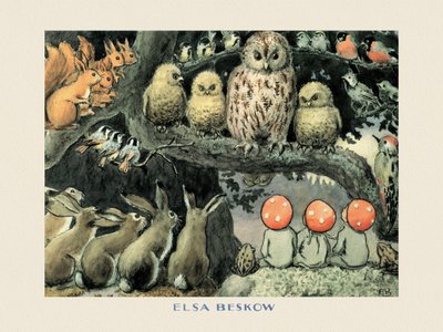 A manók gyermekei  – Az erdei állatok társasjátéka alkotó: Elsa Beskow